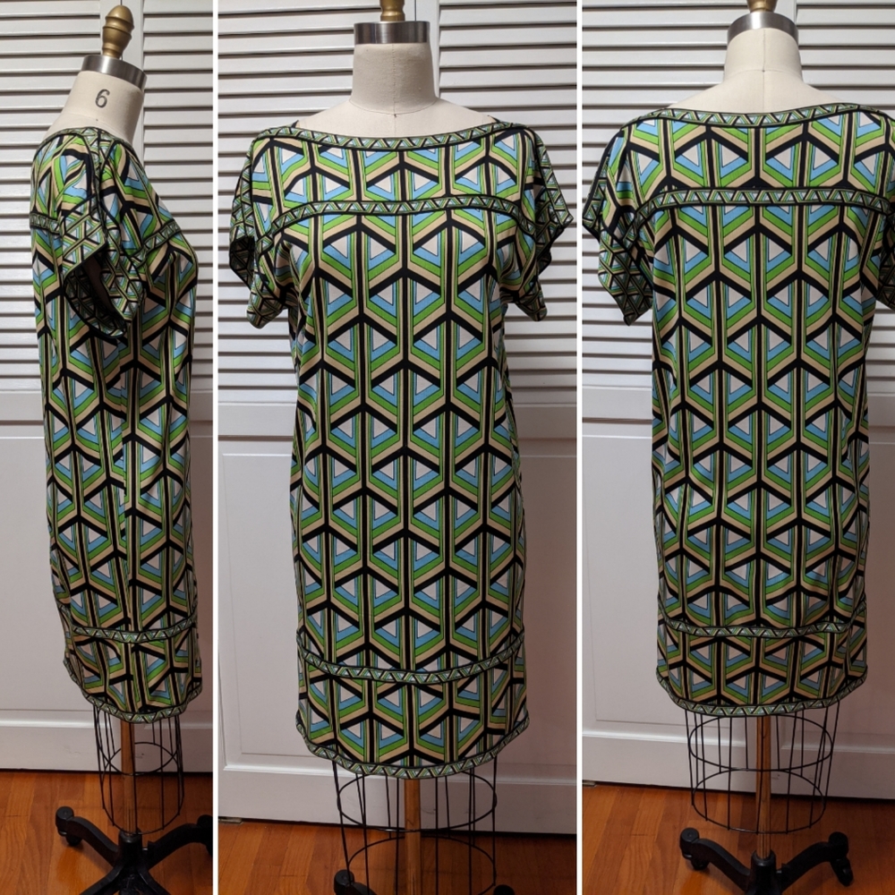 DVF Diane VonFurstenberg Geo Print Mini Dress 2